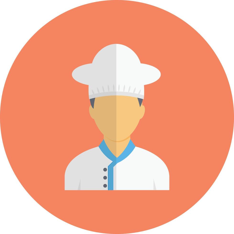 chef-kok vectorillustratie op een background.premium kwaliteit symbolen.vector pictogrammen voor concept en grafisch ontwerp. vector