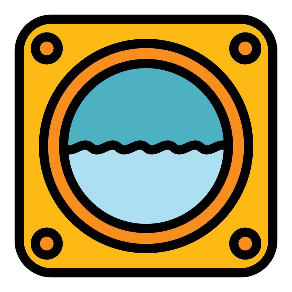 zwembad schoonmaak icoon kleur schets vector