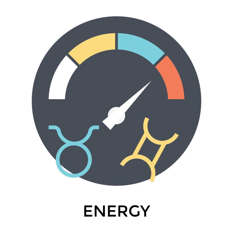 modieus energie meter vector