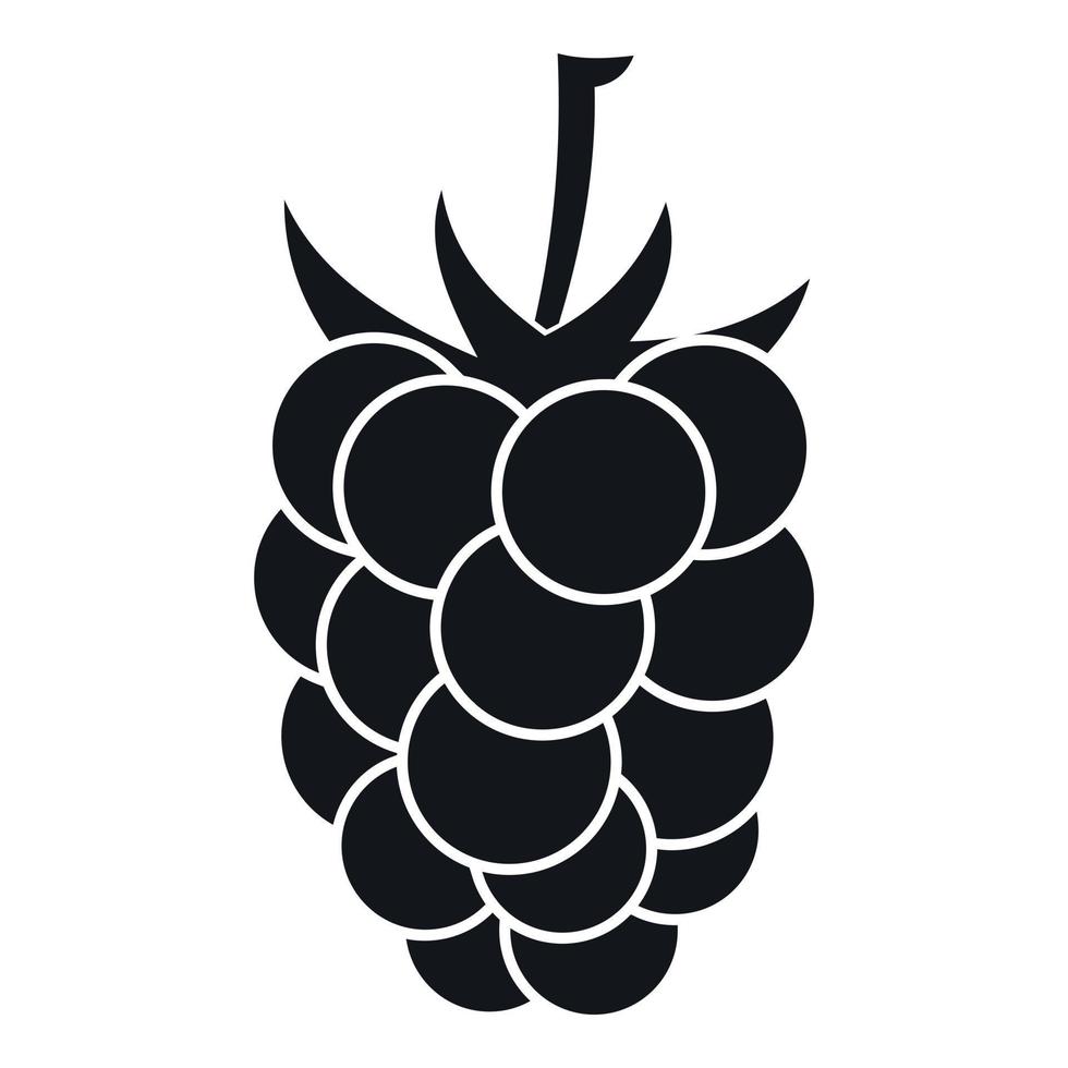 braam fruit icoon, gemakkelijk stijl vector