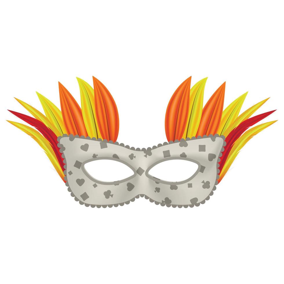 palm masker model, realistisch stijl vector