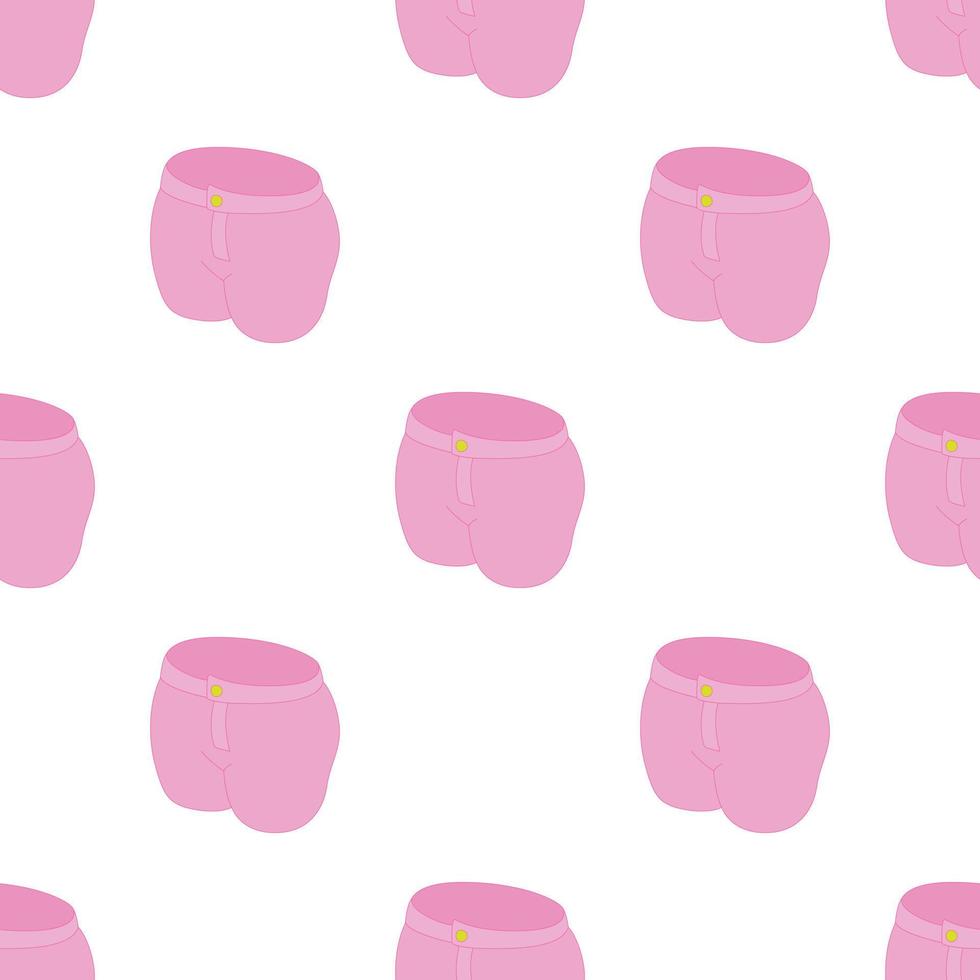 roze shorts hijgen patroon naadloos vector