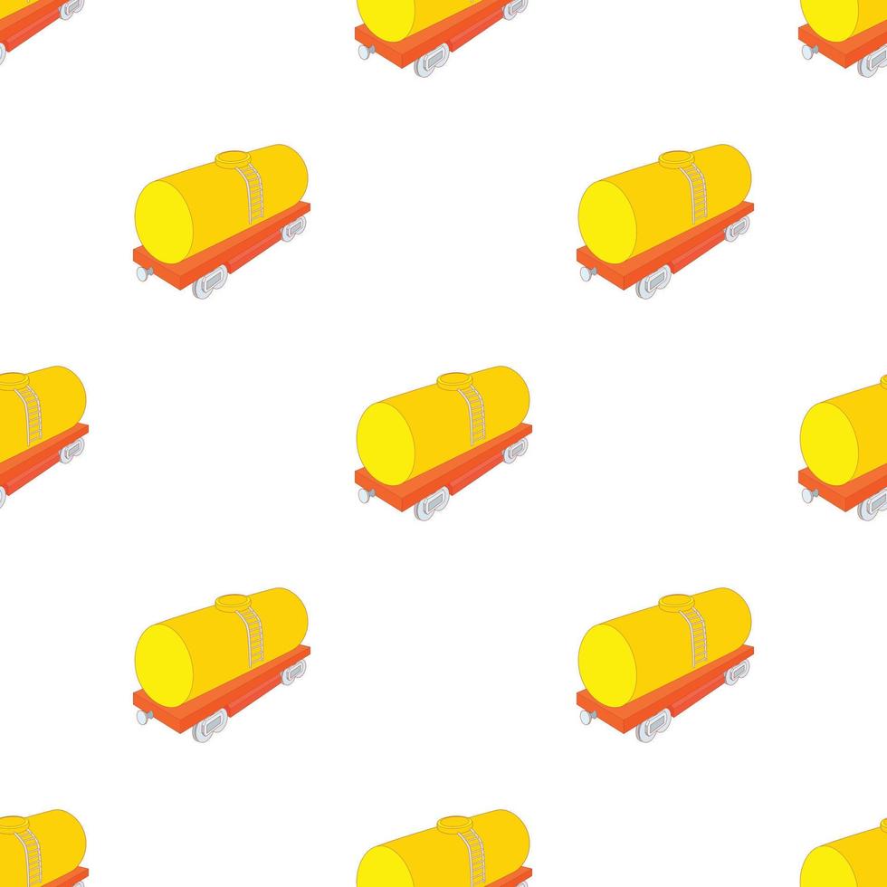 geel spoorweg tank patroon naadloos vector