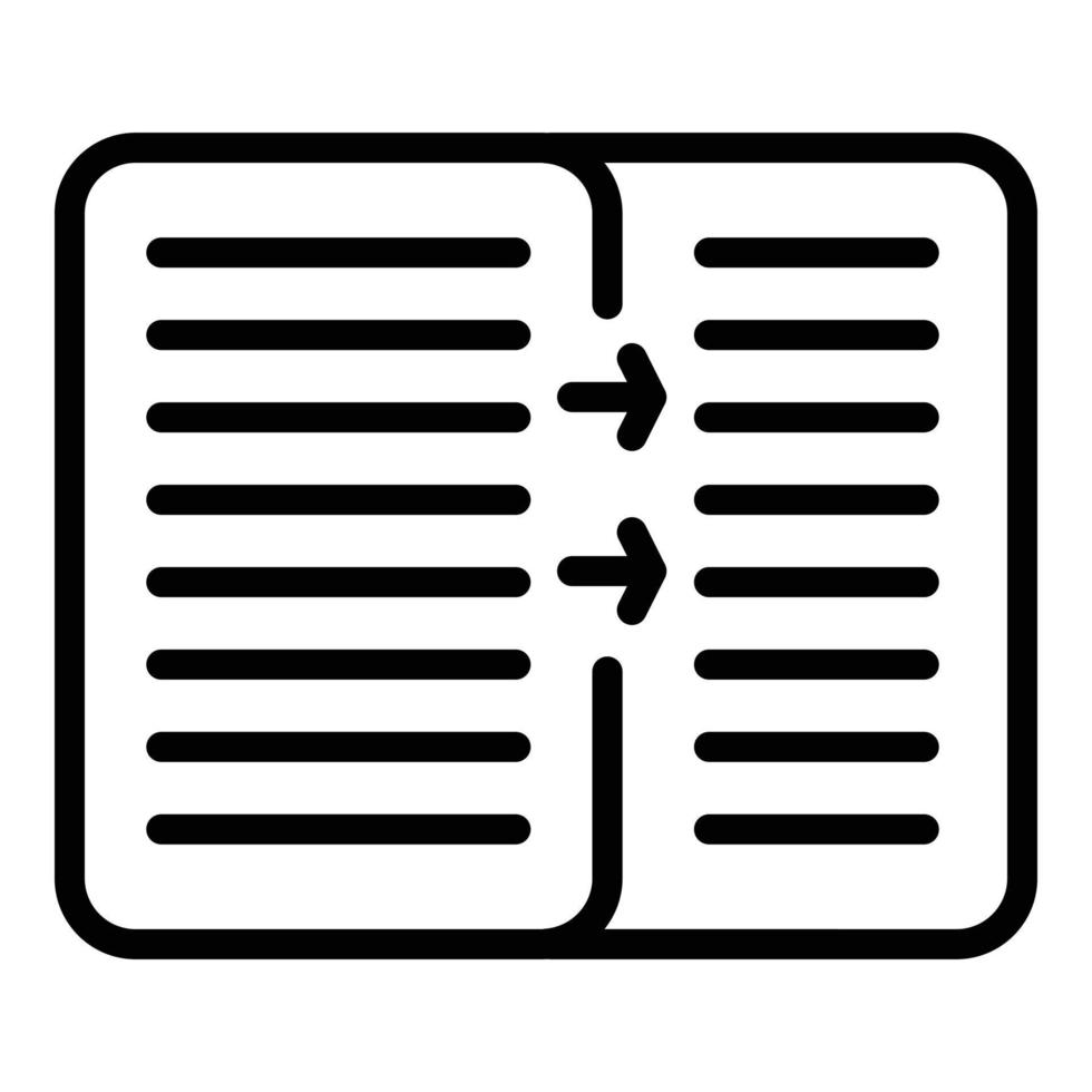 lening document icoon schets vector. betaling afzet vector
