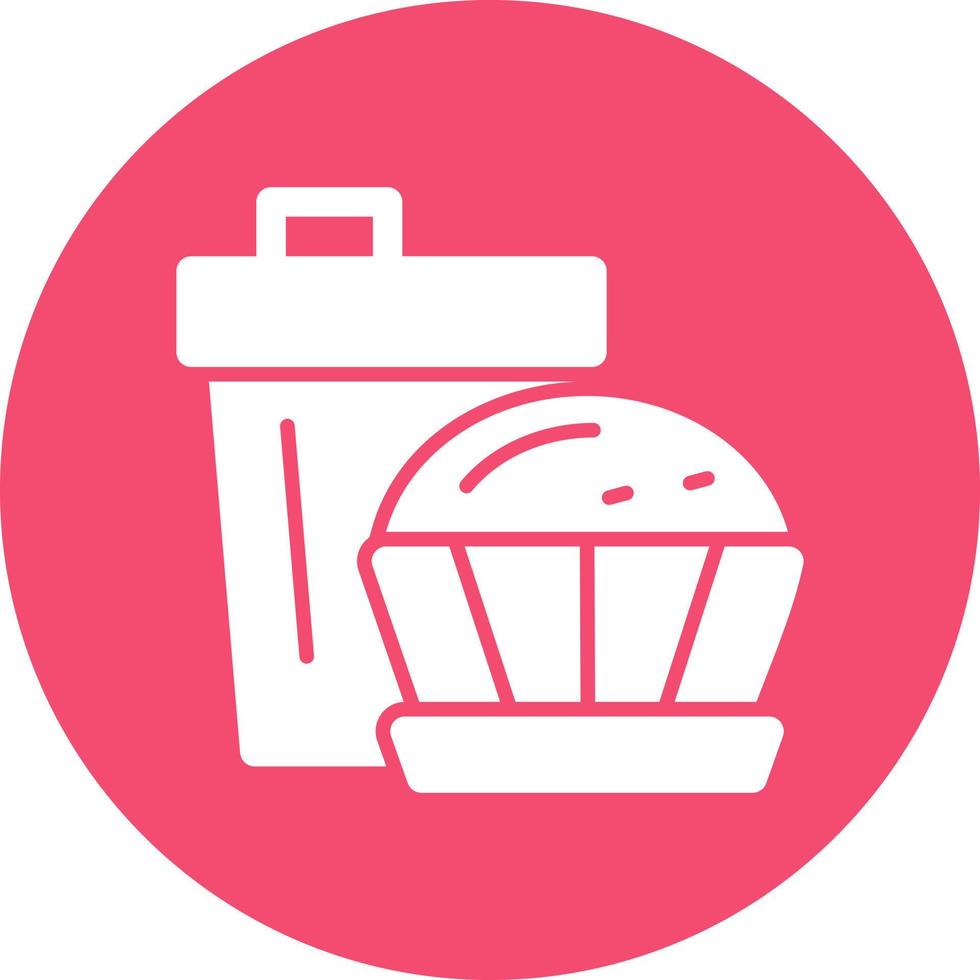 koffie muffin vector icoon ontwerp