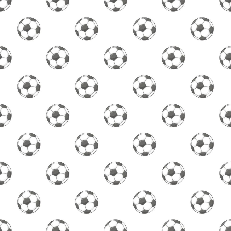 voetbalbalpatroon, cartoonstijl vector