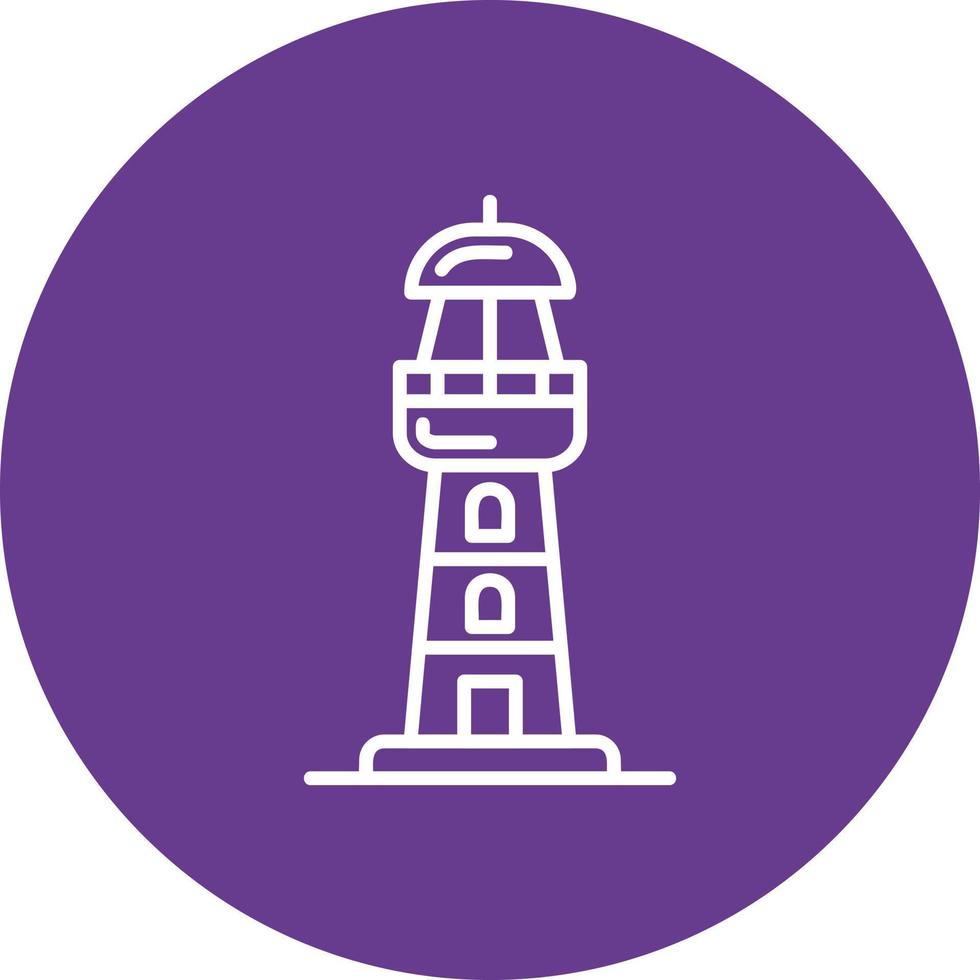 vuurtoren creatief icoon ontwerp vector