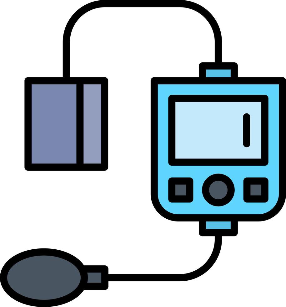 bloeddrukmeter creatief icoon ontwerp vector