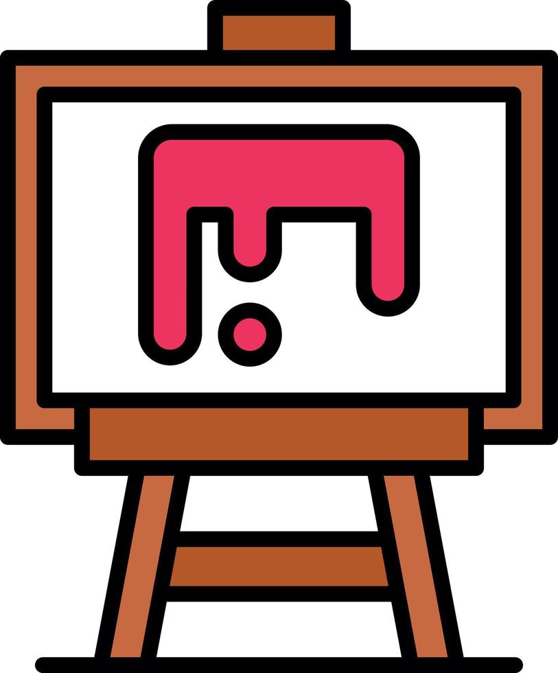 verf canvas creatief icoon ontwerp vector