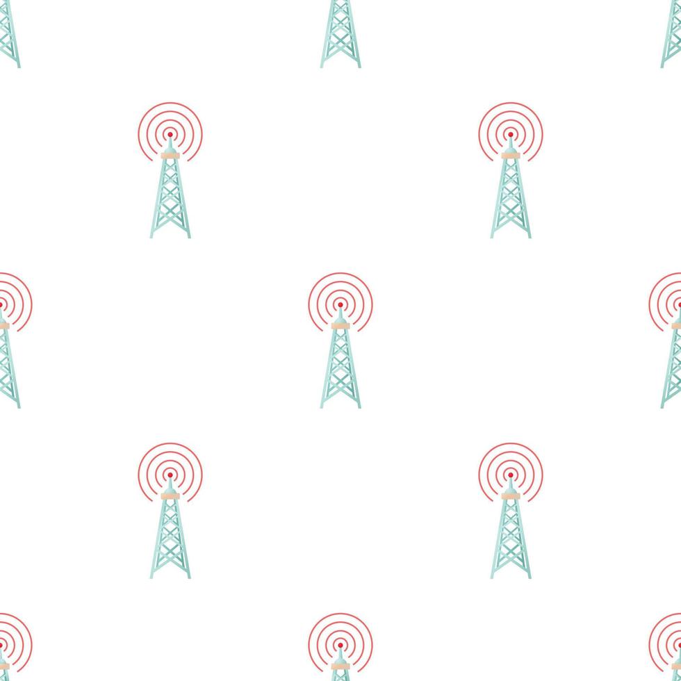 radio toren patroon naadloos vector