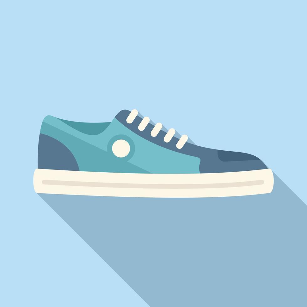 actief sneaker icoon vlak vector. sport ontwerp vector