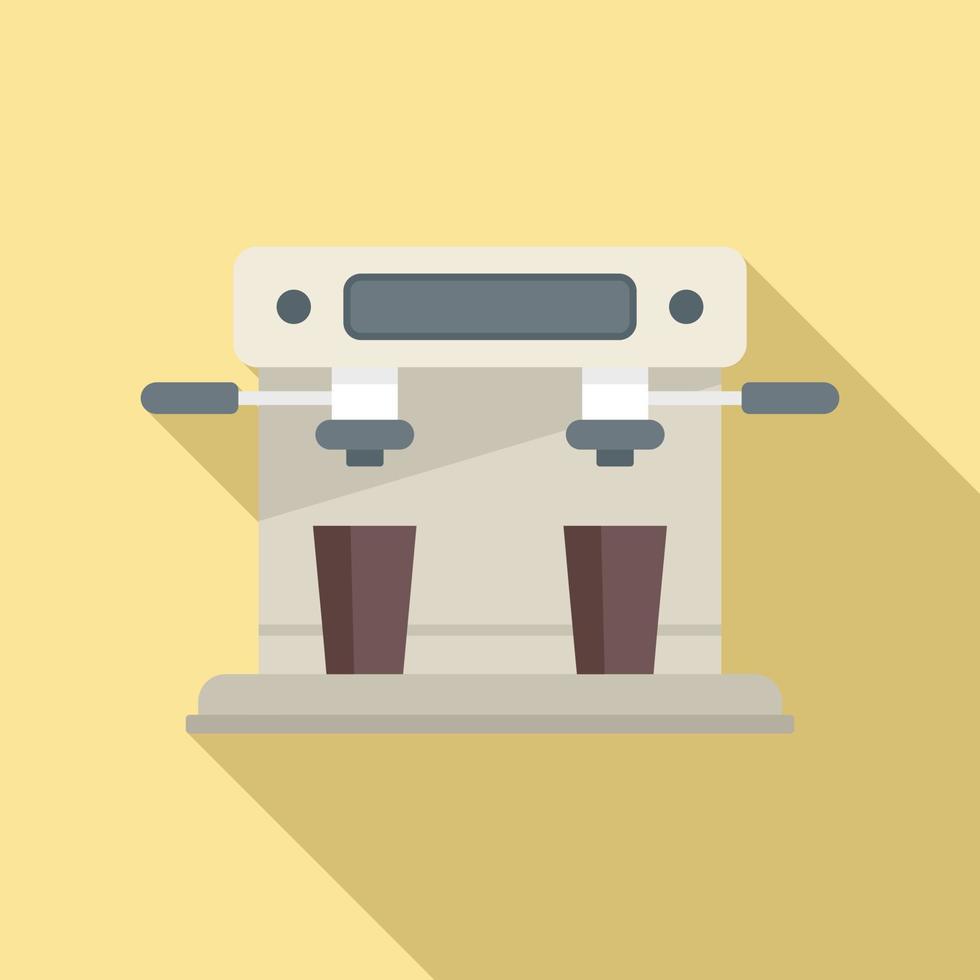 koffie machine icoon vlak vector. cafe kop vector
