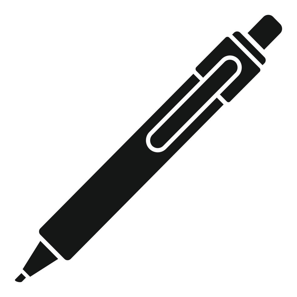 inkt markeerstift icoon gemakkelijk vector. handtekening pen vector