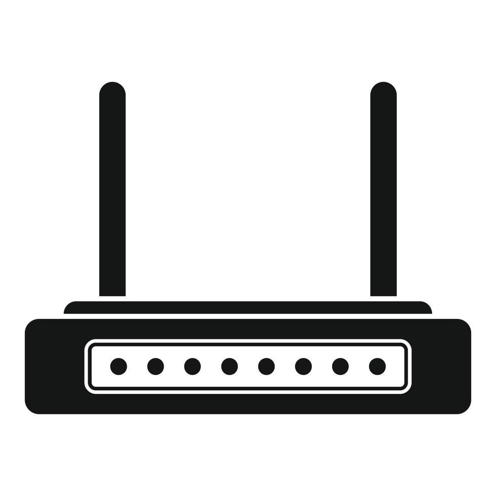 breedband modem icoon gemakkelijk vector. internet router vector