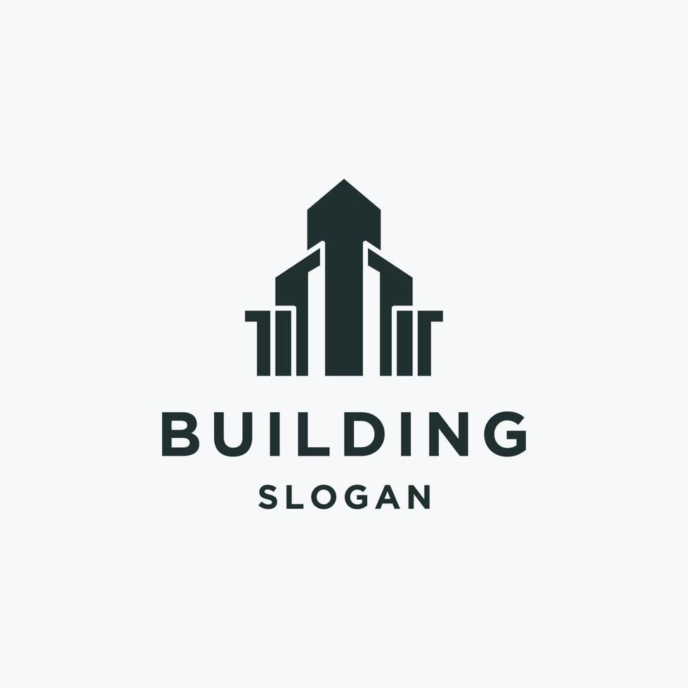 gebouw logo sjabloon vector illustratie ontwerp