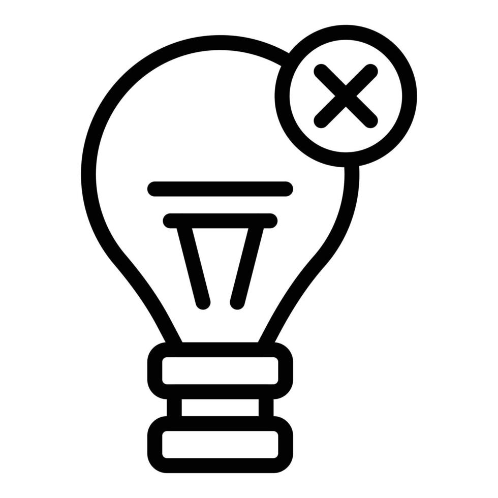 lamp aan het leren icoon schets vector. school- onderwijs vector