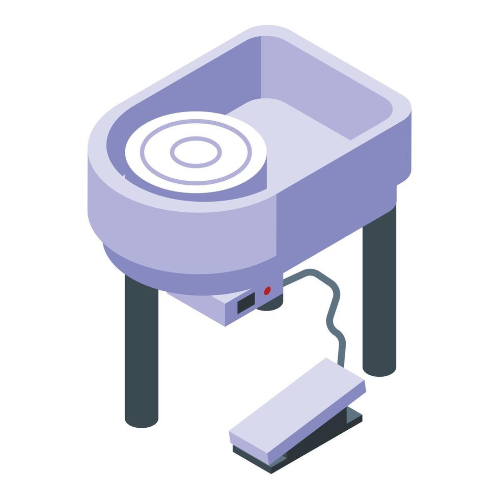 elektrisch pottenbakkerij apparaat icoon isometrische vector. klasse hobby vector