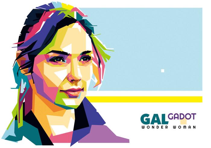 Gal gadot vector wpap