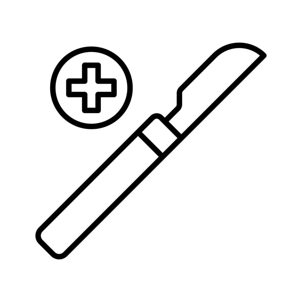 chirurgie tools pictogram vector