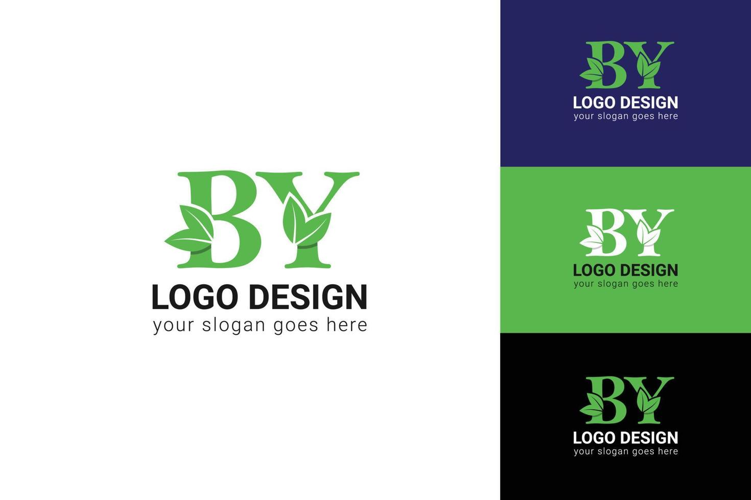 door brief eco logo met blad. vector lettertype voor natuur affiches, eco vriendelijk embleem, veganistisch identiteit, kruiden en botanisch kaarten enz. ecologie m brief logo met groen blad.