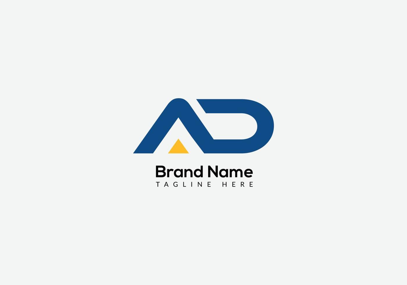 abstract advertentie brief modern eerste lettertekens logo ontwerp vector
