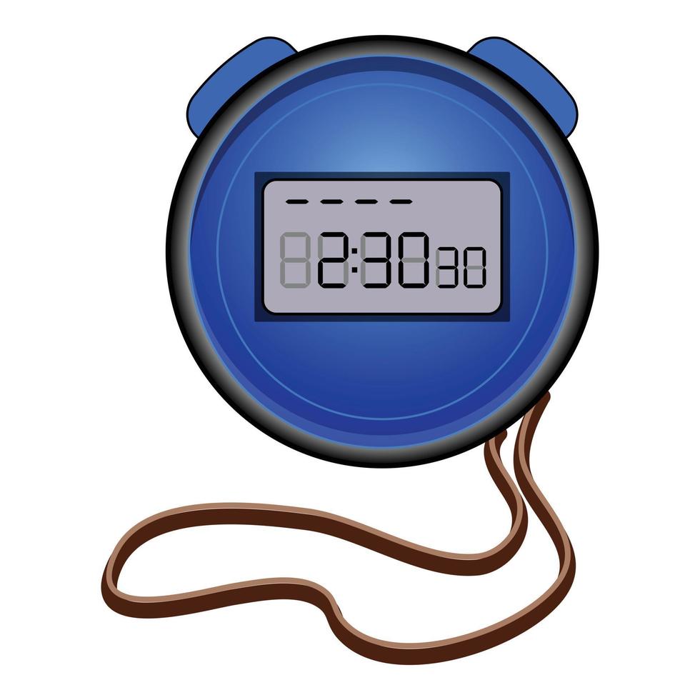 basketbal stopwatch icoon tekenfilm vector. sport uitrusting vector