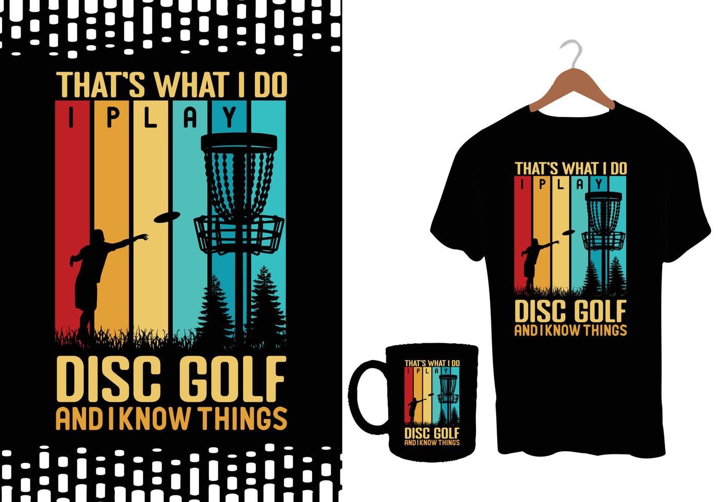 schijf golf vector t-shirt ontwerp