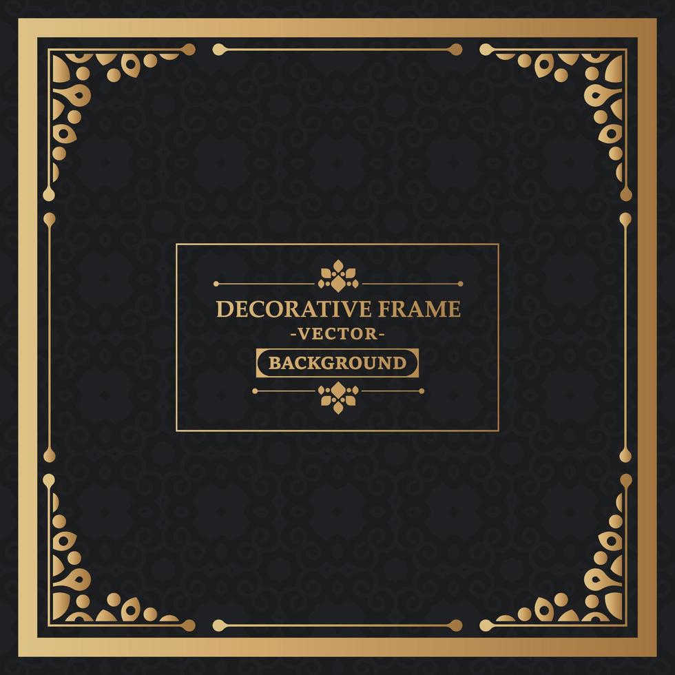 elegante decoratieve frame ontwerp achtergrond vector