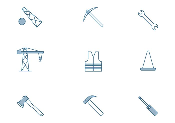 Home and Construction Icon vector