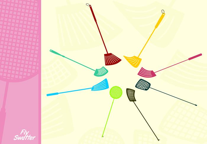 Plastic Fly Swatter Gratis Vector