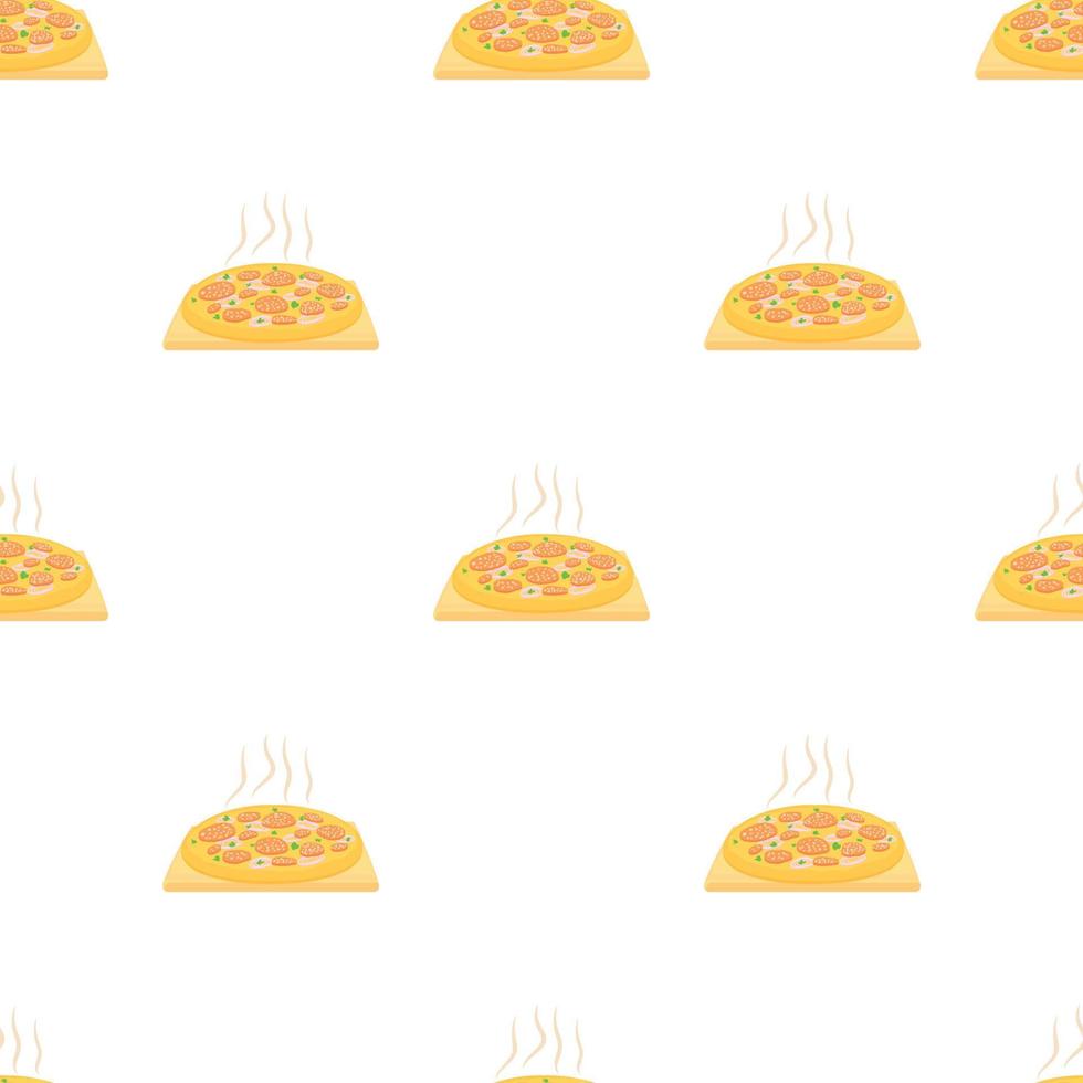 pizza patroon naadloos vector