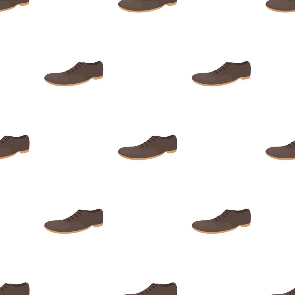 mannetje bruin schoen patroon naadloos vector