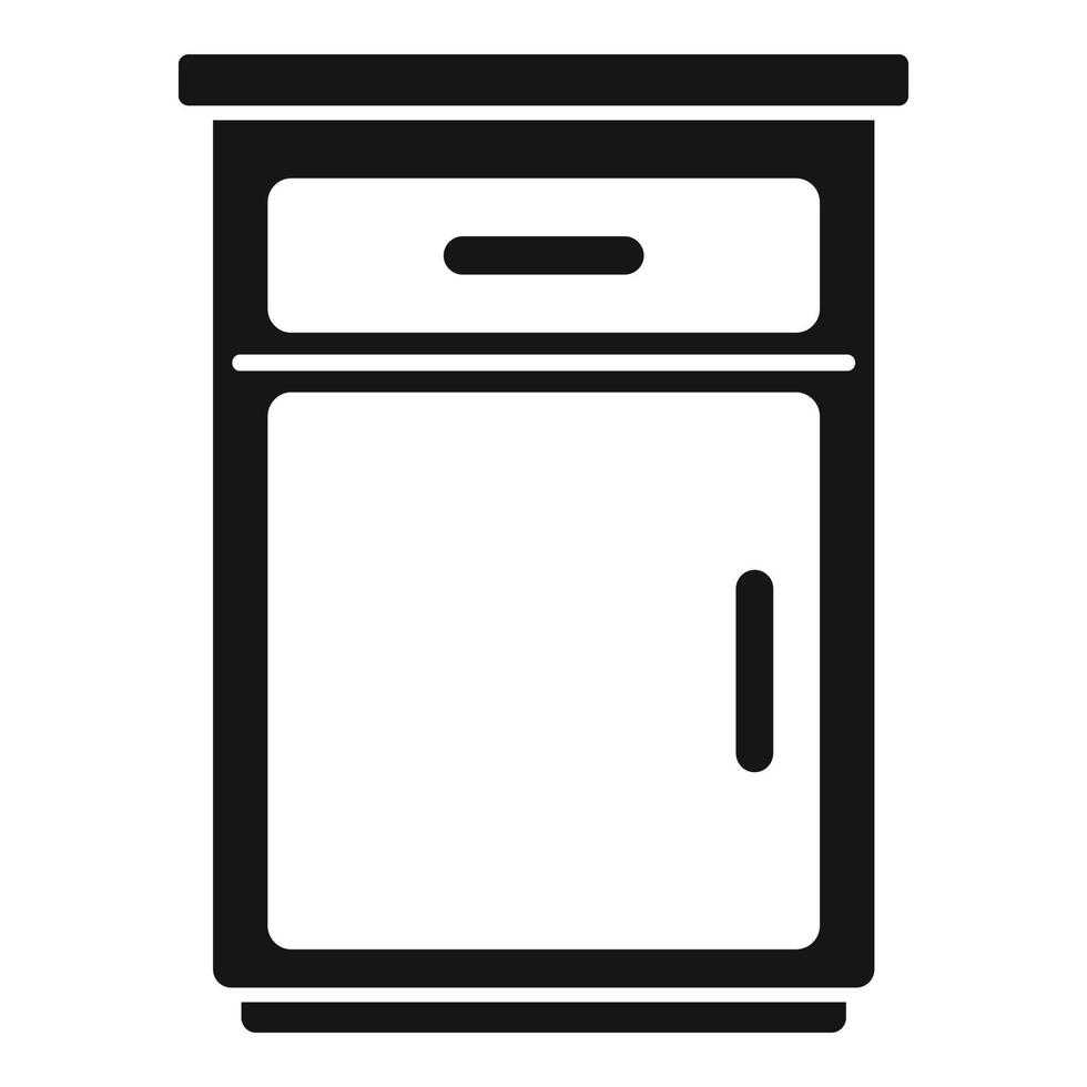 klassiek keuken meubilair icoon gemakkelijk vector. interieur ontwerp vector