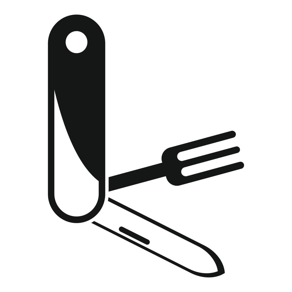 zak- multi tool icoon gemakkelijk vector. leger mes vector