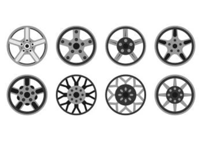 Pictogram Van Lichtmetalen Wielen vector