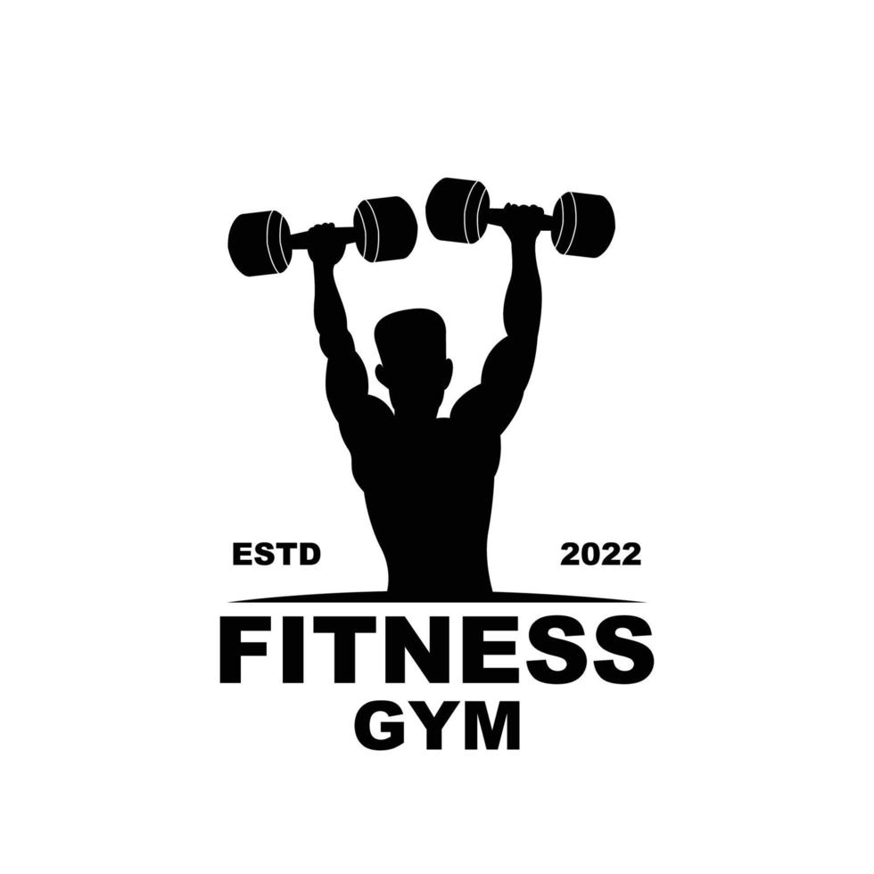 Sportschool logo, geschiktheid logo vector, ontwerp geschikt voor fitheid, sport- apparatuur, lichaam Gezondheid, lichaam supplement Product merken vector