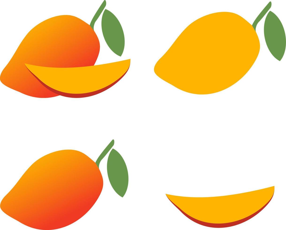 mango, vector pictogrammen.