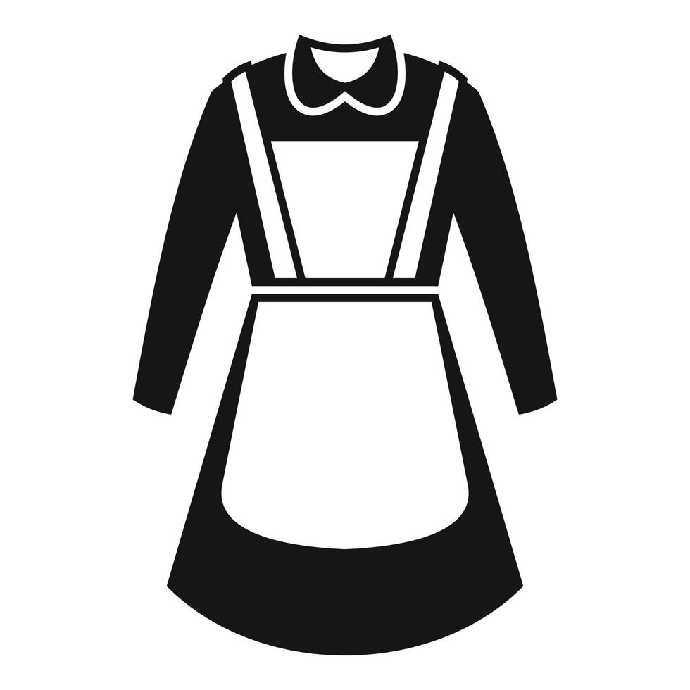 jasje jurk icoon gemakkelijk vector. school- uniform vector