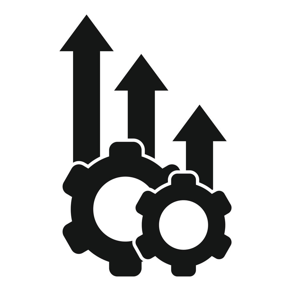 uitrusting toenemen inspanning icoon gemakkelijk vector. bedrijf werk vector