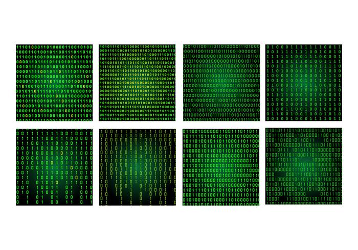 Matrix Achtergrondpakket vector