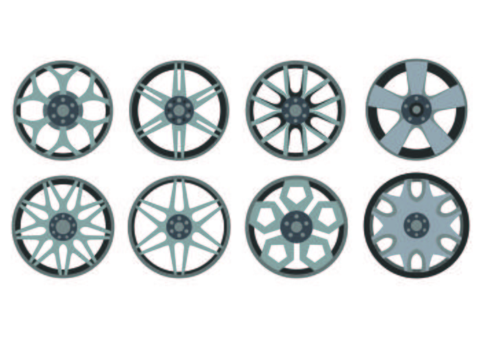 Pictogram Van Lichtmetalen Wielen vector