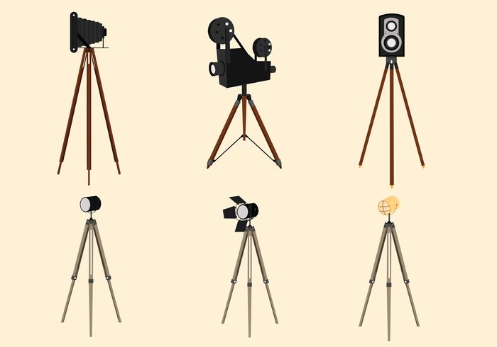 Vintage Tripod Vector Pack