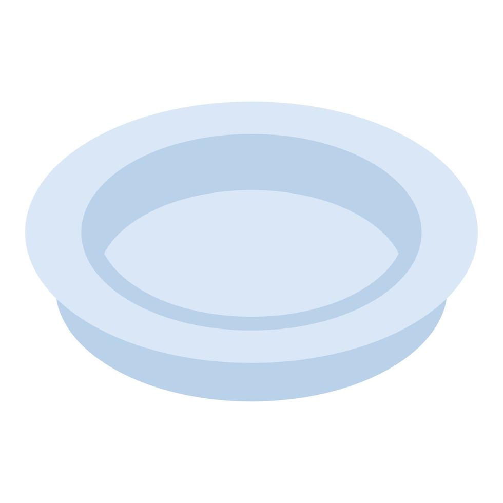 keuken bord icoon, isometrische stijl vector