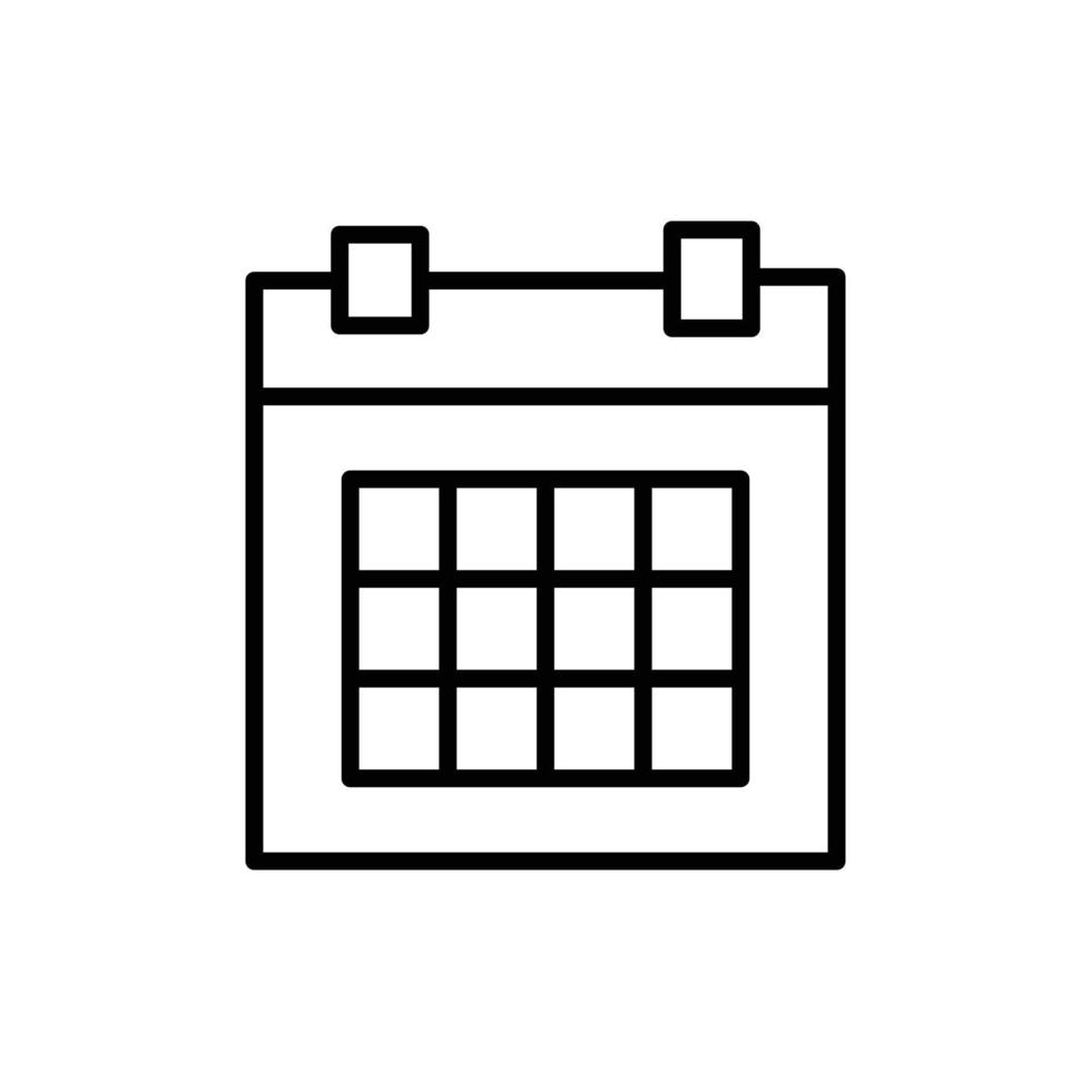 kalender vector pictogram