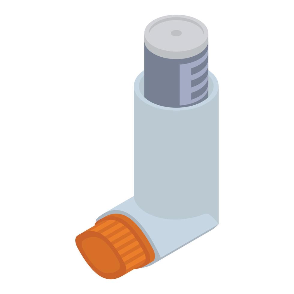 inhalator icoon, isometrische stijl vector