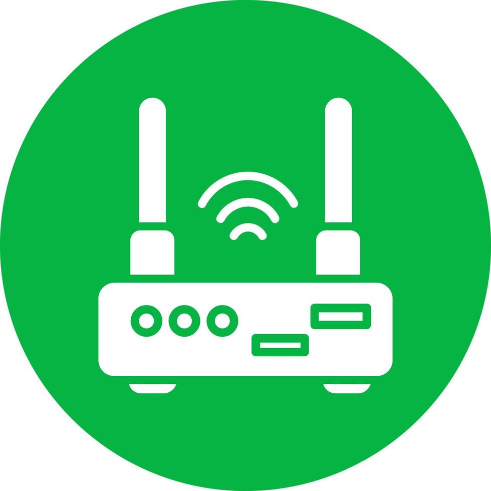 Wifi router vector icoon