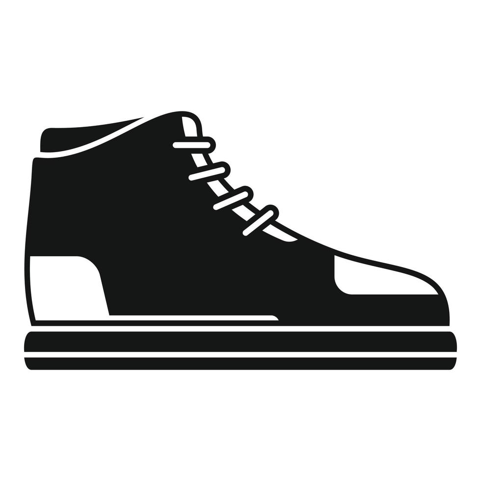 basketbal sneaker icoon gemakkelijk vector. sport schoen vector