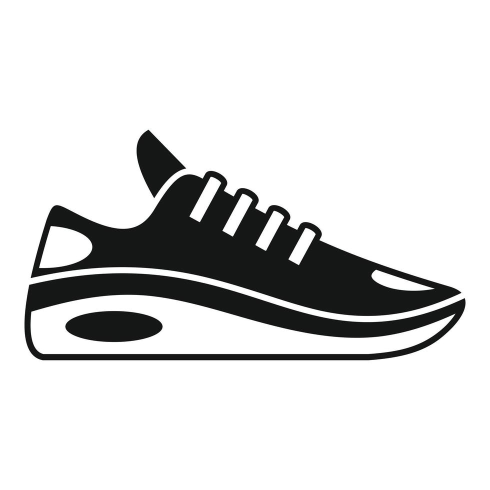 atleet sneaker icoon gemakkelijk vector. sport schoen vector