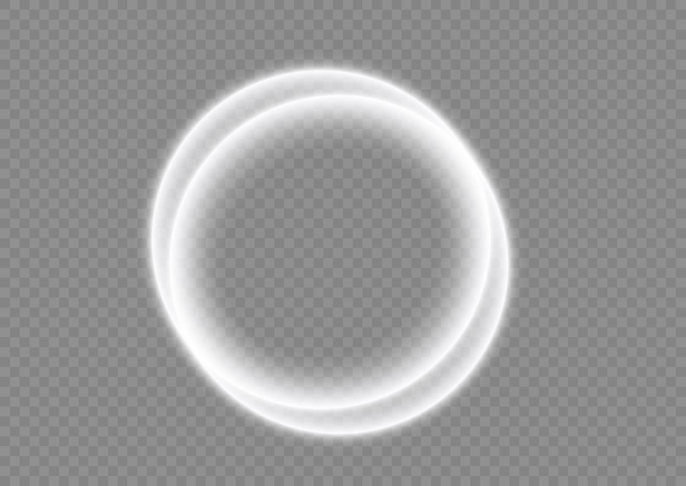 licht wit ronddraaien. kromme licht effect van wit lijn. abstract luxe wit licht vector gloed halve cirkel en vonk licht effect. lichtgevend wit cirkel portaal. PNG podium, platform, tafel.