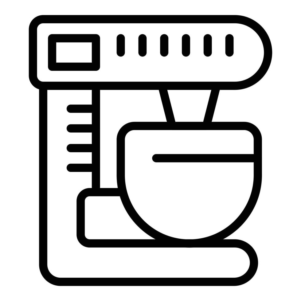 voedsel bewerker icoon schets vector. keuken machine vector